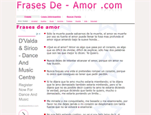 Tablet Screenshot of frasesde-amor.com
