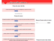 Tablet Screenshot of frasesde-amor.org